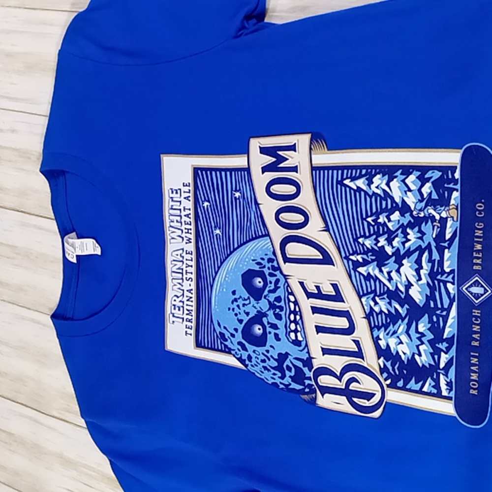 Blue Doom Graphic T-Shirt